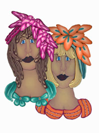Polymer face canes