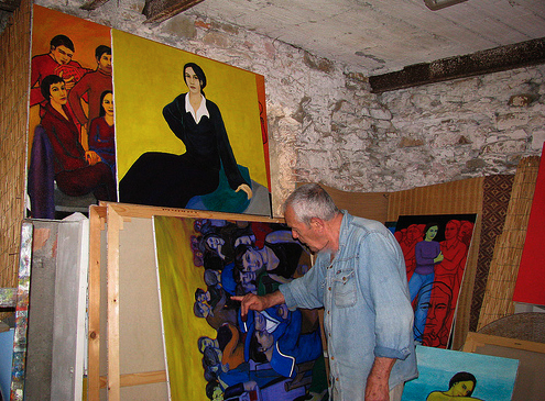 dans l'atelier