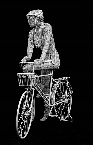 Lady and the Bicycle - Derek Kinzett