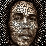 Bob Marley - Circlism by Ben Heine