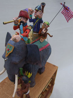 Elephant by artist Carlos Zapata Elephant by artist Carlos Zapata